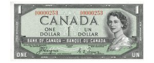 1 Dollar Canada 1954