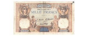1 000 Francs Minerve et Hercule